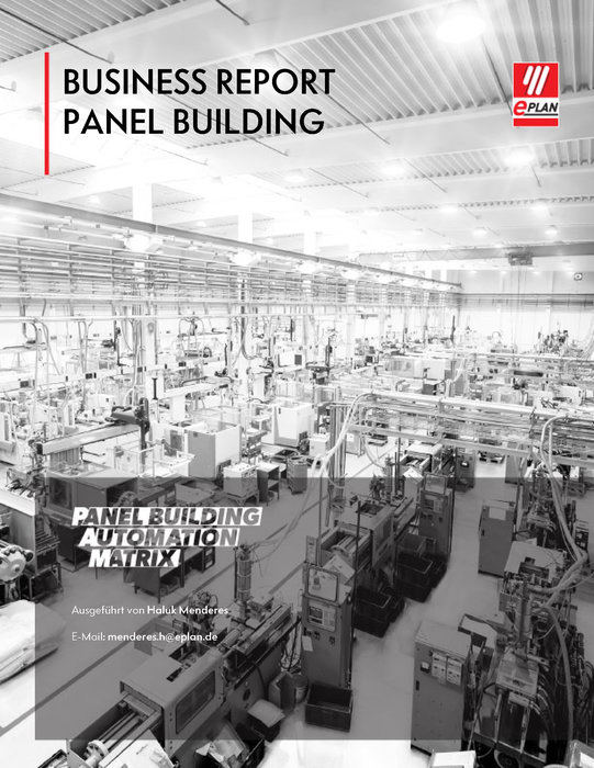 Eplan apresenta Panel Building Automation Matrix para a construção de painéis